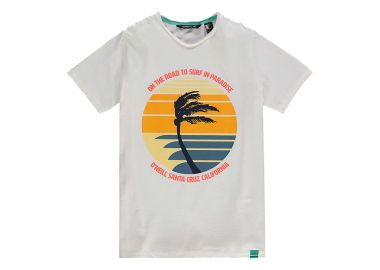 BOYS` LB PALM PRINT T-SHIRT ΑΣΠΡΟ - O'NEILL - 